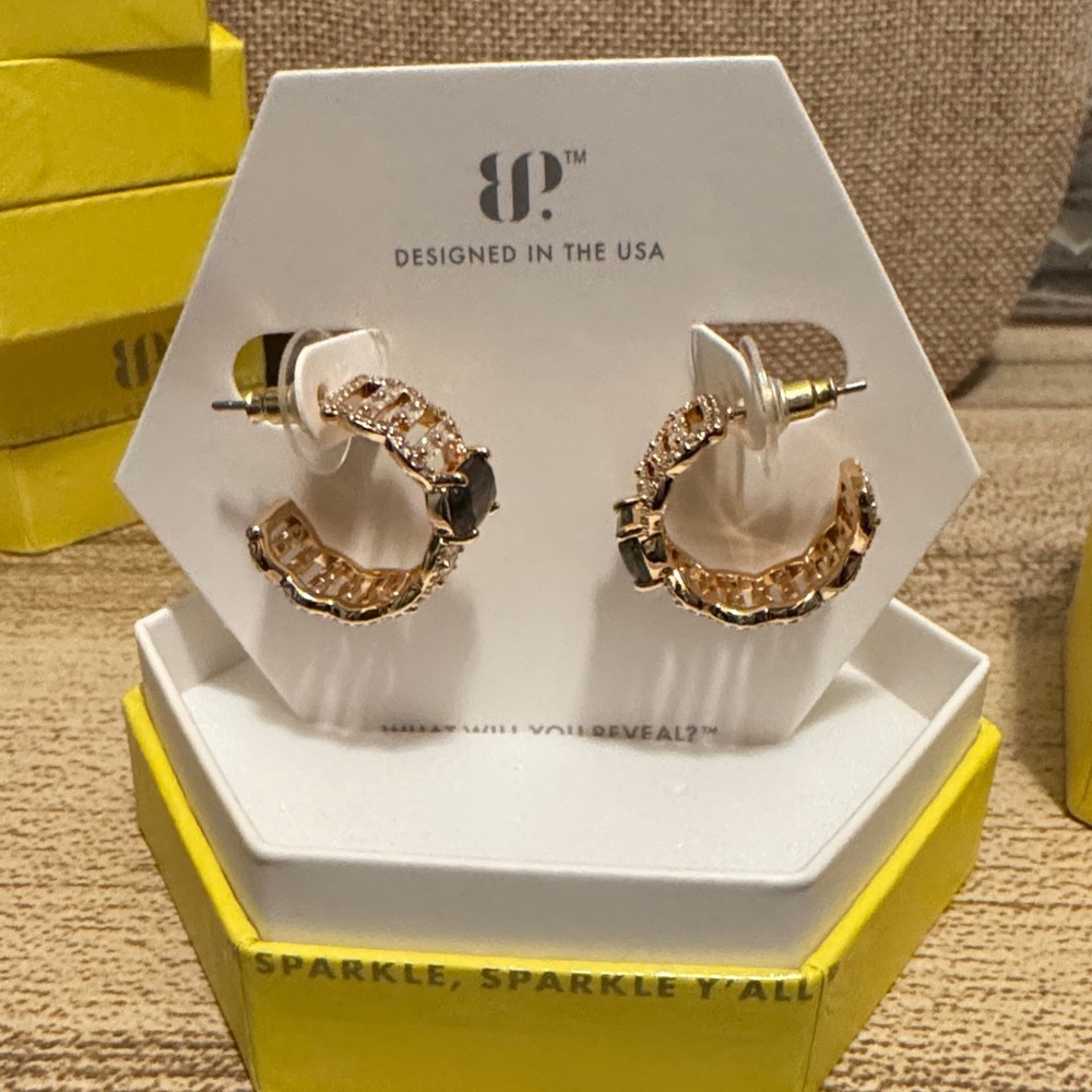 Bomb Party BP Original OG Earrings Hoops